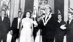 Hilmar Habermann bei der Eröffnung der 1. CCW Kampagne am 11.11.1957 Hilmar Habermann bei der Eröffnung der 1. CCW Kampagne am 11.11.1957